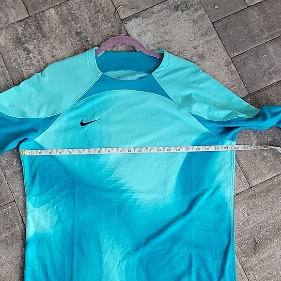 Nike Dri-Fit Gardien 4 Women's Goalkeeper Jersey Turquoise Sz L - Picture 9 of 13